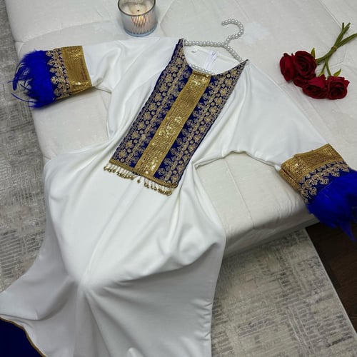 فستان سهرة كريب استرتش راقي