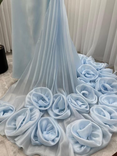 فستان سهرة باربي طرز بوليسي فاخر