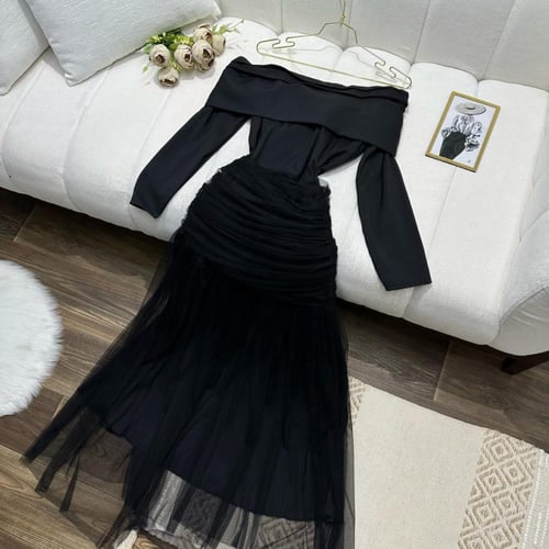 فستان تفته تل مميز جداً