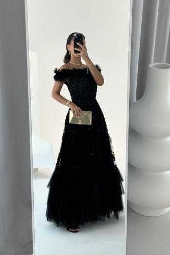 فستان سهره تفته استرتش ترتر