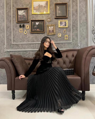 فستان سهرة جوخ جازار راقي جداً