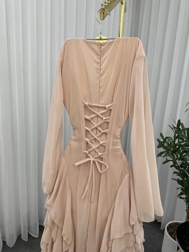 فستان ناعم شيفون جورجيت مزيون