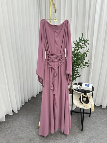 فستان اميرة من الجورجيت المتقن