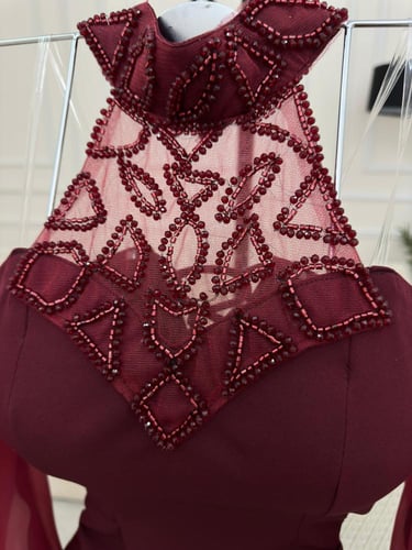 فستان سهره باربي تطريز يدوي راقي جداً