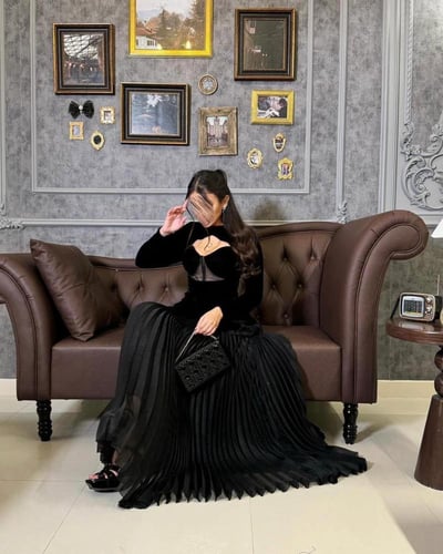 فستان سهرة جوخ جازار راقي جداً