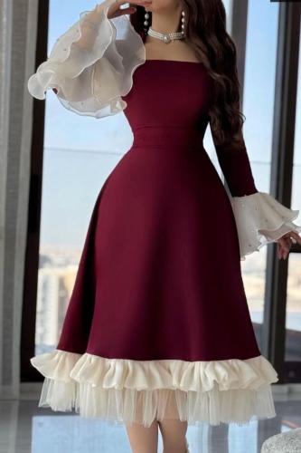 فستان برغند