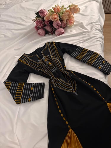 جلابية التأسيس كمبيوتر تطرز متألقه