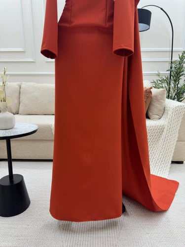 فستان سهرة باربي دمج تفته متألق