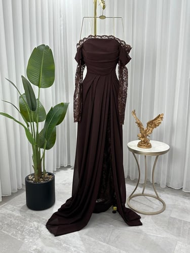 فستان سهرة جورجيت راقي جدا