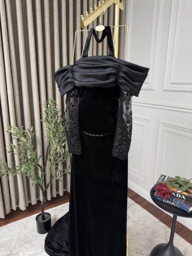 فستان مخمل سهره