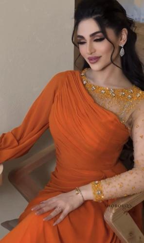 فستان اورنج جورجيت راقي