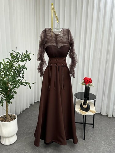 فستان موكا الراقي