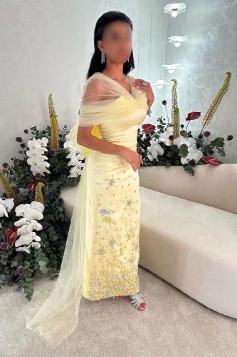 فستان سهره مياكدو تطريز راقي