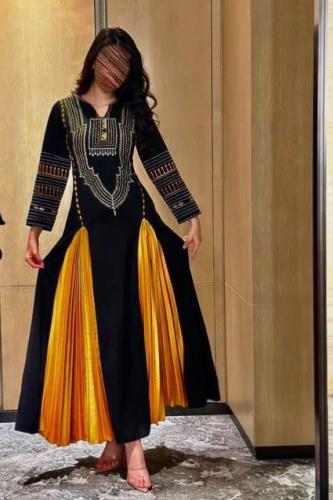 جلابية التأسيس كمبيوتر تطرز متألقه