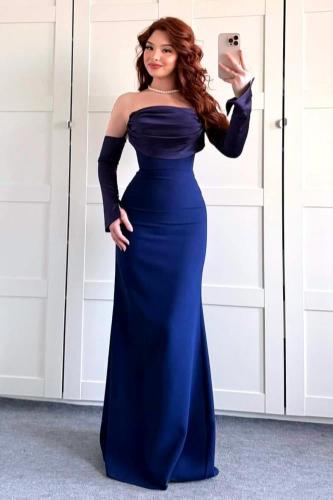 فستان ناعم باربي كحلي