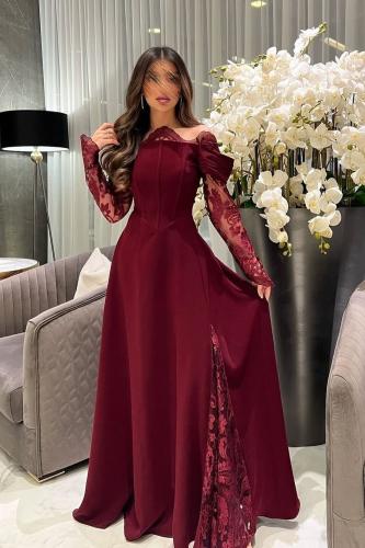 فستان باربي دمج دانتيل مميز