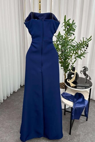 فستان ناعم باربي كحلي