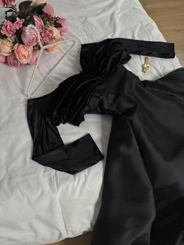 فستان سهرة ميكادو متألق جداً