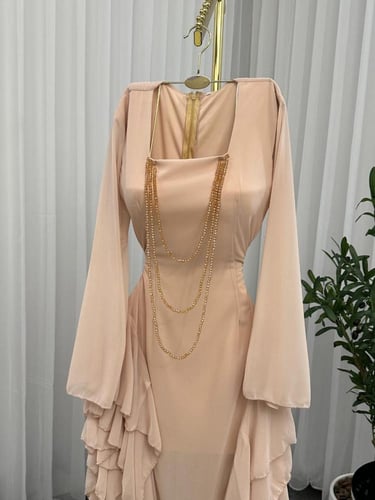 فستان ناعم شيفون جورجيت مزيون