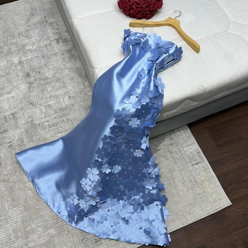 فستان سهرة ميكادو مورد وراقي