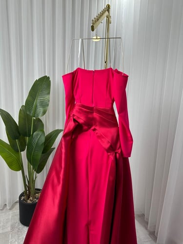 فستان كريب ميكادو راقي جدا