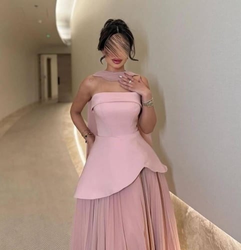 فستان سهرة باربي دمج جورجيت راقي