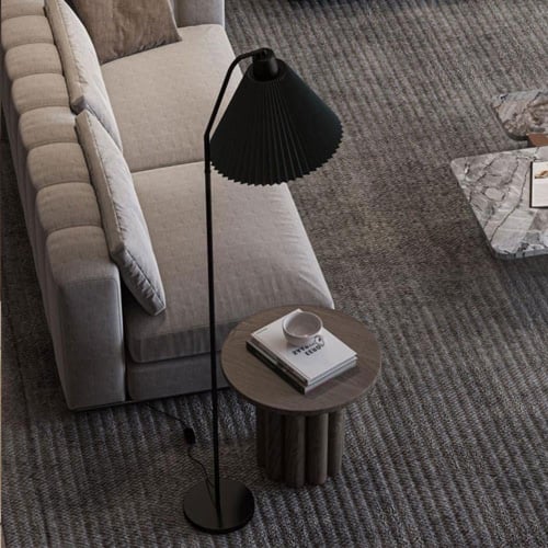 اباجورة ارضية ليد اسود