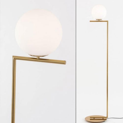 اباجورة ارضية ليد ذهبي