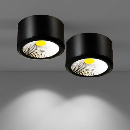 سلندر خارجي ليد 7 واط فريم اسود