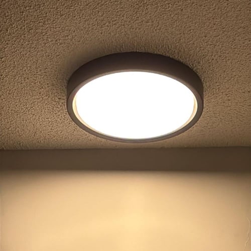 لطش دائري 60 واط فريم اسود