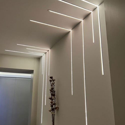 بروفايل سيلكون مقاس 20×20 بدون شفه خارجية عدد 2 مخ...