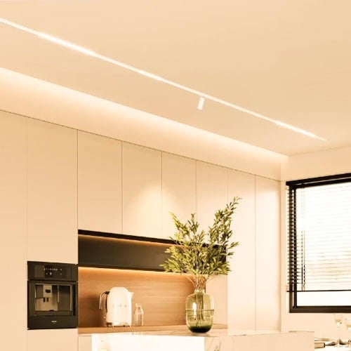 ترك لايت مسطرة بنل مثلج 20واط الفريم ابيض موديل SK...