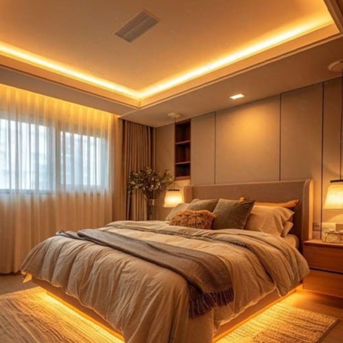 لي ليد مخفي خطين 120 لمبة 4 واط