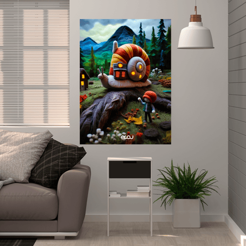 لوحة بيت الحلزون