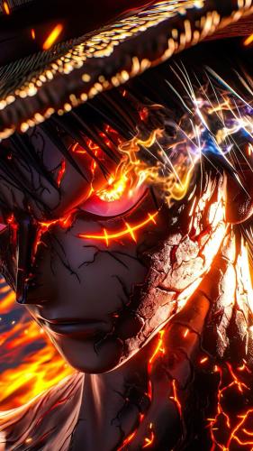 لوفي – غضب الملك المحترق