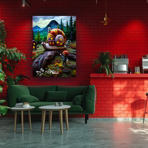 لوحة بيت الحلزون