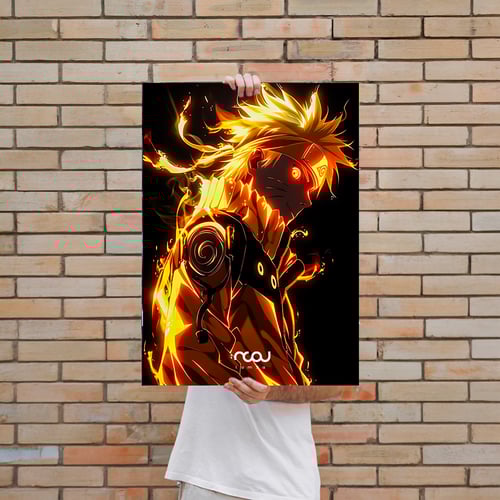 ناروتو أوزوماكي – طاقة الكيوبي المتوهجة