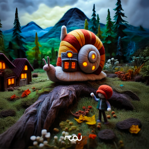 لوحة بيت الحلزون