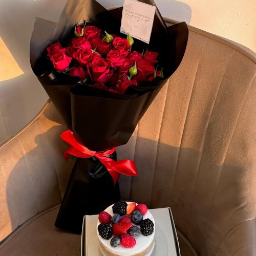 بوكيه وكيك جاناش Valentine