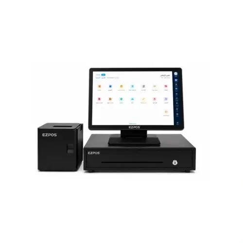 جهاز كاشير EZPOS بمعالج Core i5 مع طابعة فواتير و...
