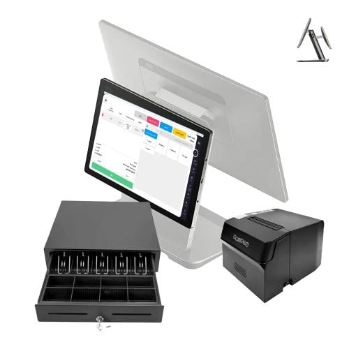 كاشير D3 Pro مزود بشاشتين لمس أمامية + خلفية يدعم...