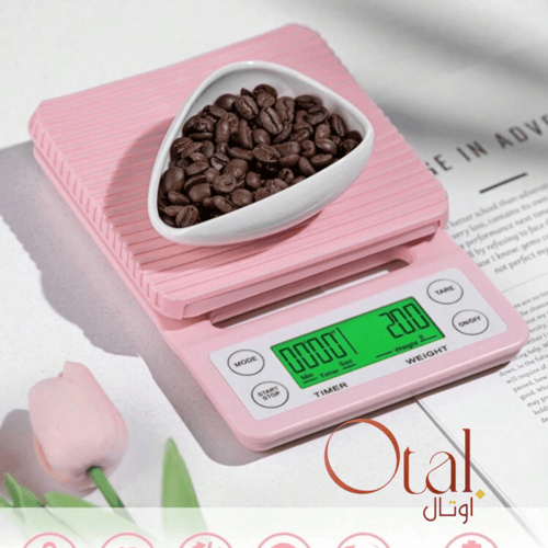 11 جزء من مجموعة صانع القهوة V60 للصب الوردي، هداي...