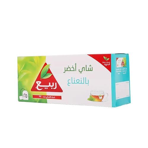 Rabie Green Tea with Mint 25 x 2g