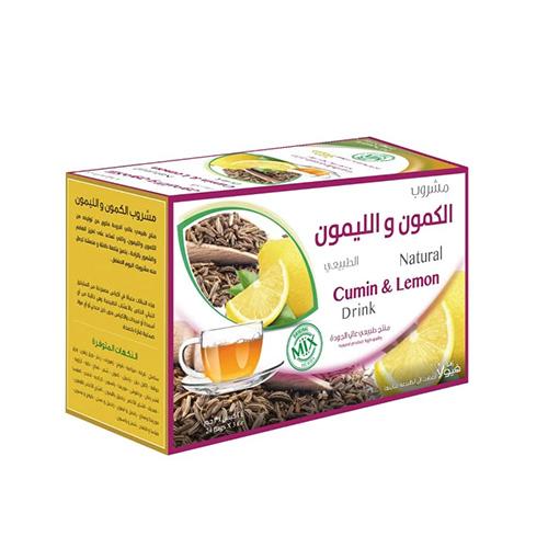 مشروب الكمون والليمون الطبيعي من زهرة فيولا - 24 ك...