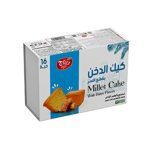 كيك الدخن بقطع التمر من ريتاج الغلا 16 حبة