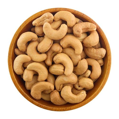 Roasted cashews without salt