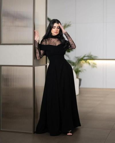 فستان زوهى اسود