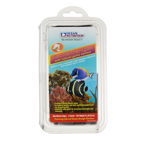 اعشاب و طحالب حمراء مخصصة للاسماك البحريه مدعم بال...