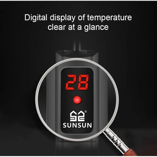 سخان SUNSUN LCD – موديل JBI بتحكم مدمج وشاشة رقمية