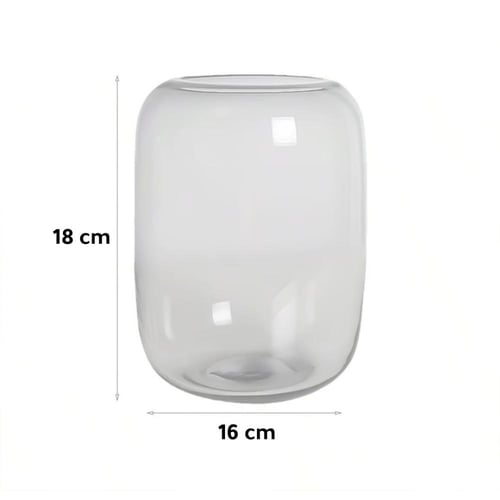 حوض زجاجي أسطواني للأسماك والتيراريوم Glass Cylind...